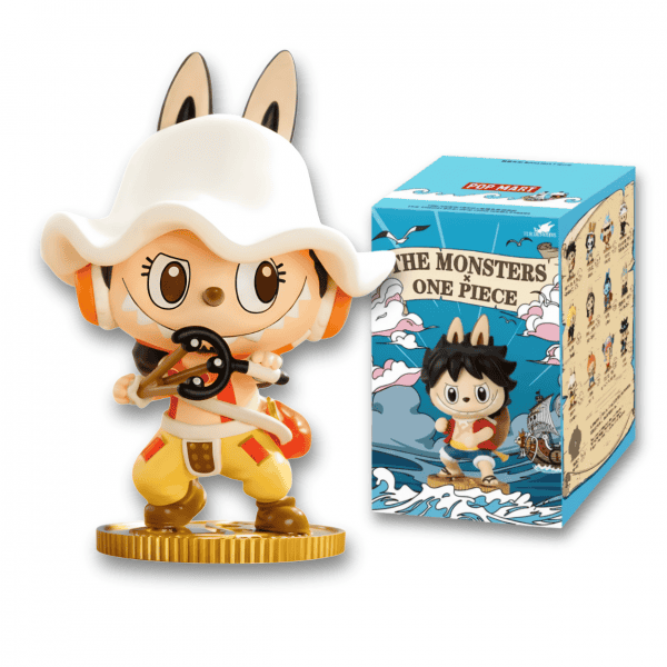 Labubu-x-One-Piece-Usopp-Figure-and box