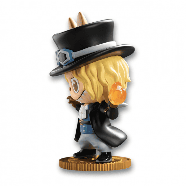 3-4 view Labubu x One Piece Sabo Figure