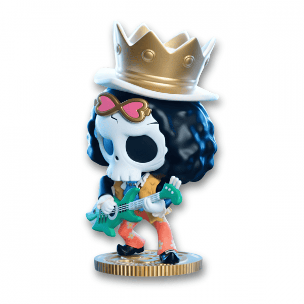 3-4 view Labubu x One Piece _ Brook Figure