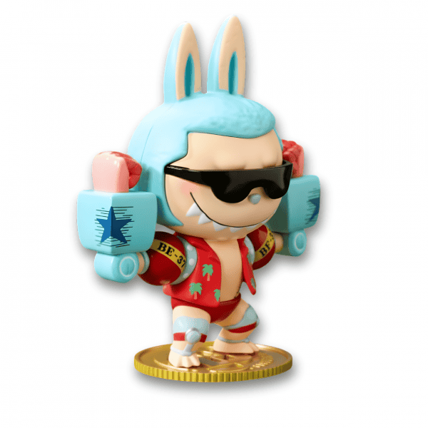 3 - 4 view Labubu x One Piece _ Franky Figure