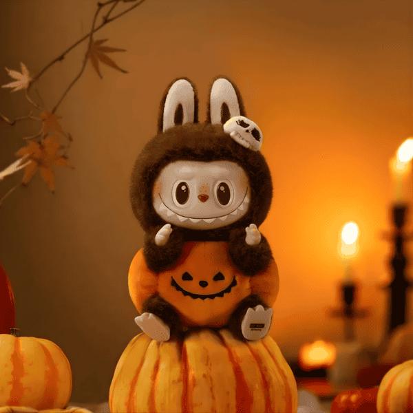 Labubu Halloween Keychain in action