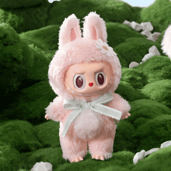 Labubu Mokoko Pendant in action