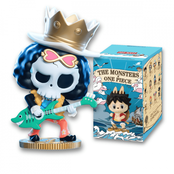 Labubu x One Piece _ Brook Figure and box