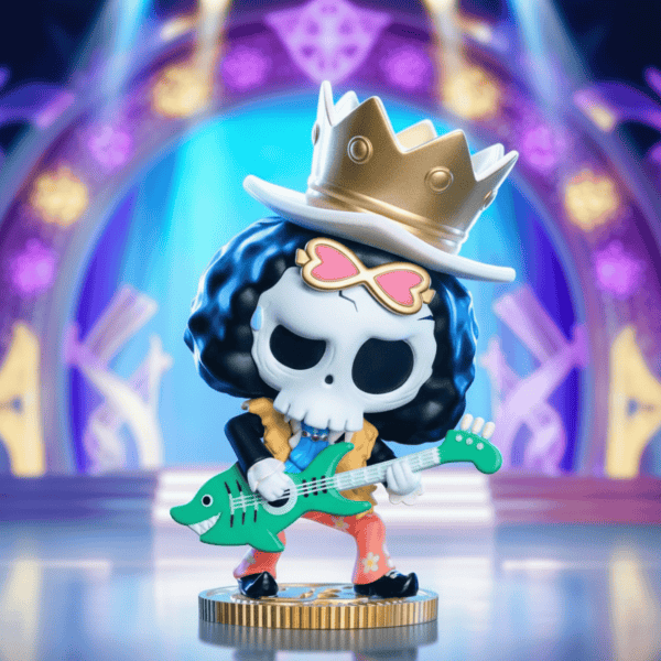Labubu x One Piece _ Brook Figure in action
