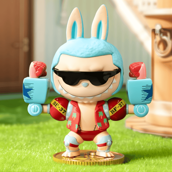 Labubu x One Piece _ Franky Figure in action