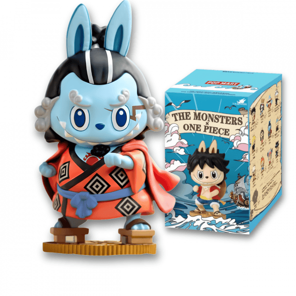 Labubu x One Piece Jinbe Figure and box