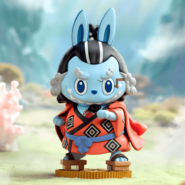 Labubu x One Piece Jinbe Figure in action