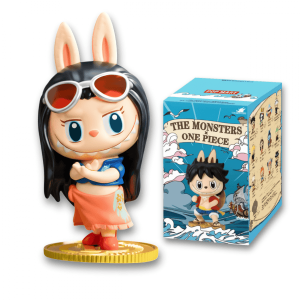 Labubu x One Piece _ Nico Robin Figure and box