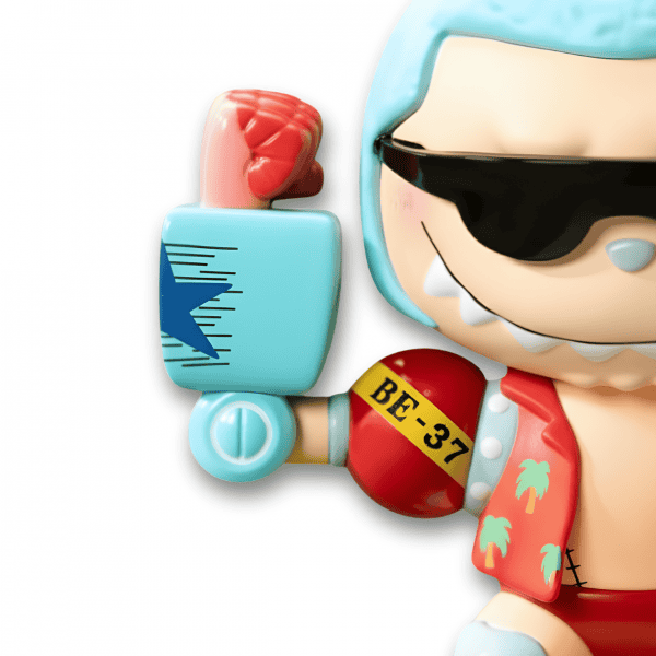 zoom arm Labubu x One Piece _ Franky Figure