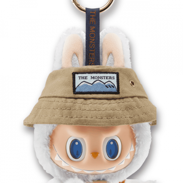 zoom face Labubu Fall in Wild Keychain