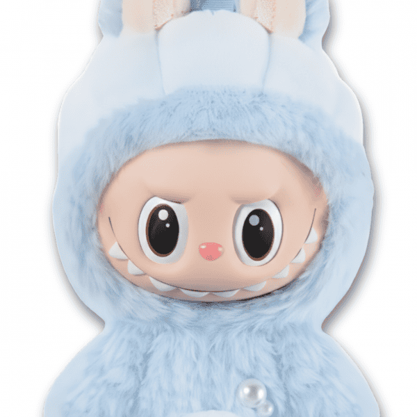 zoom face Labubu Hide and Seek Keychain