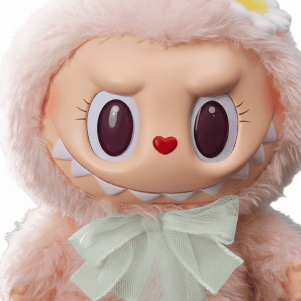 zoom face Labubu Mokoko Big Vinyl Plush