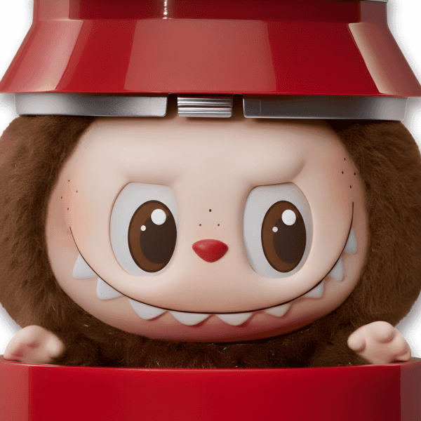 zoom face Labubu x Coca-Cola Secret Edition